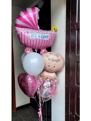 Оформление шарами на выписку № 22